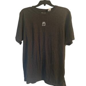 GUC WarAire for McDonalds Employee Dark Gray Word T Shirt Size Large Regular